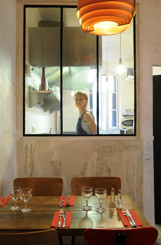 Sophie Le Floc'h dans son restaurant West Country Girl, pour le magazine Saveurs
